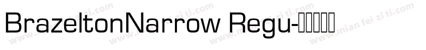 BrazeltonNarrow Regu字体转换